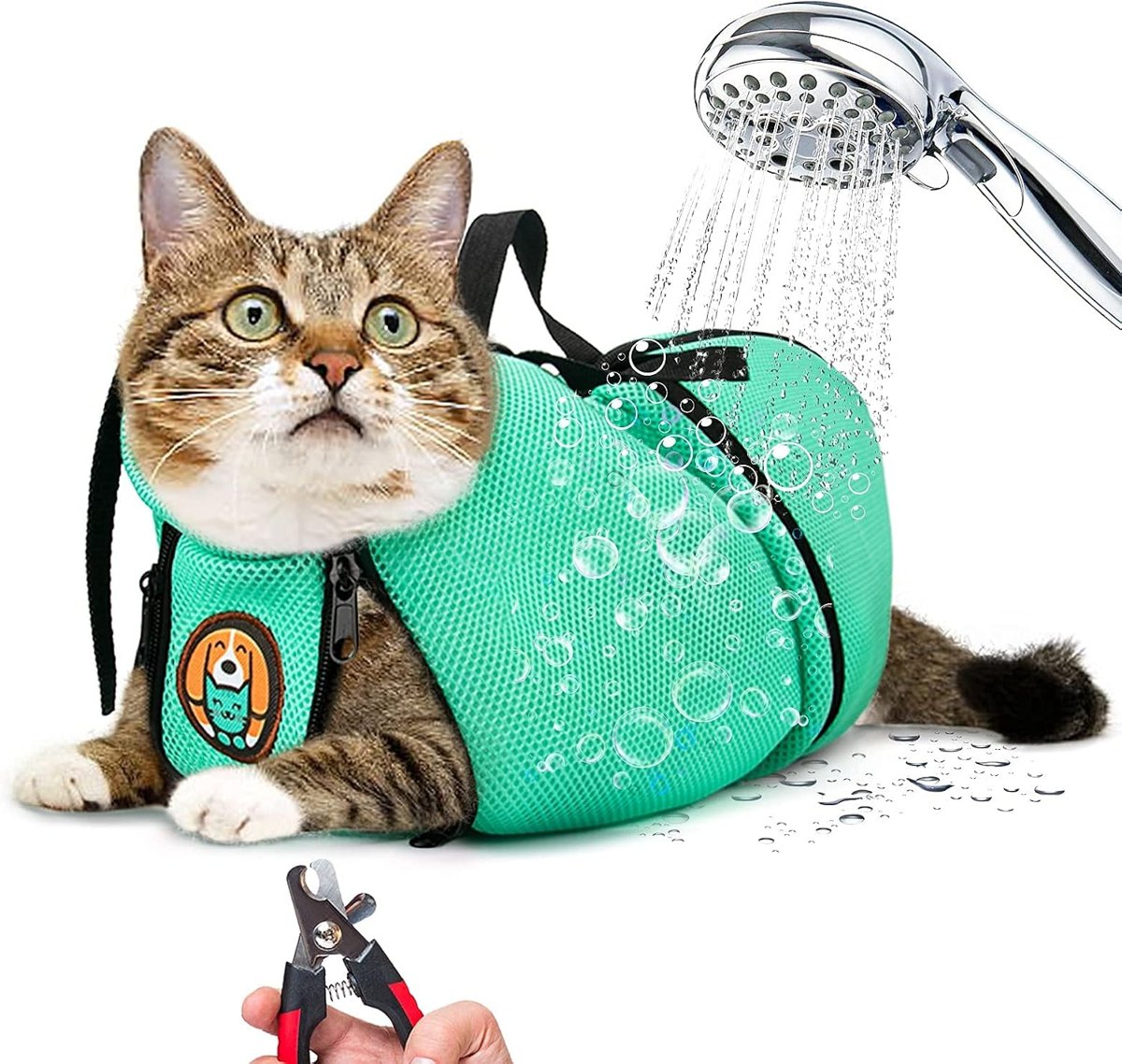AWOOF Adjustable Cat Grooming Bag